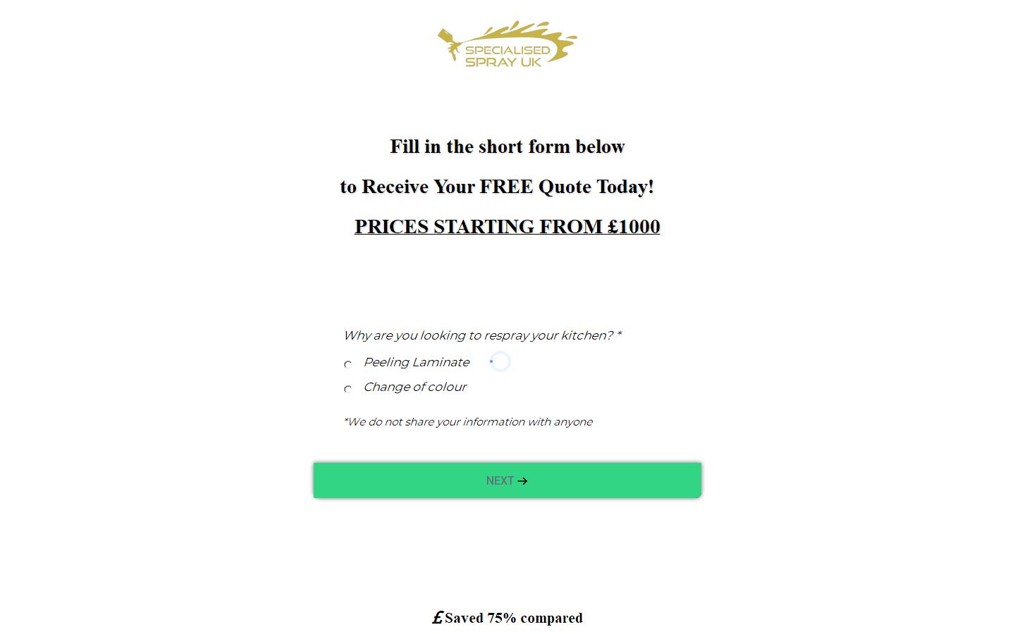 Specialised Spray Website