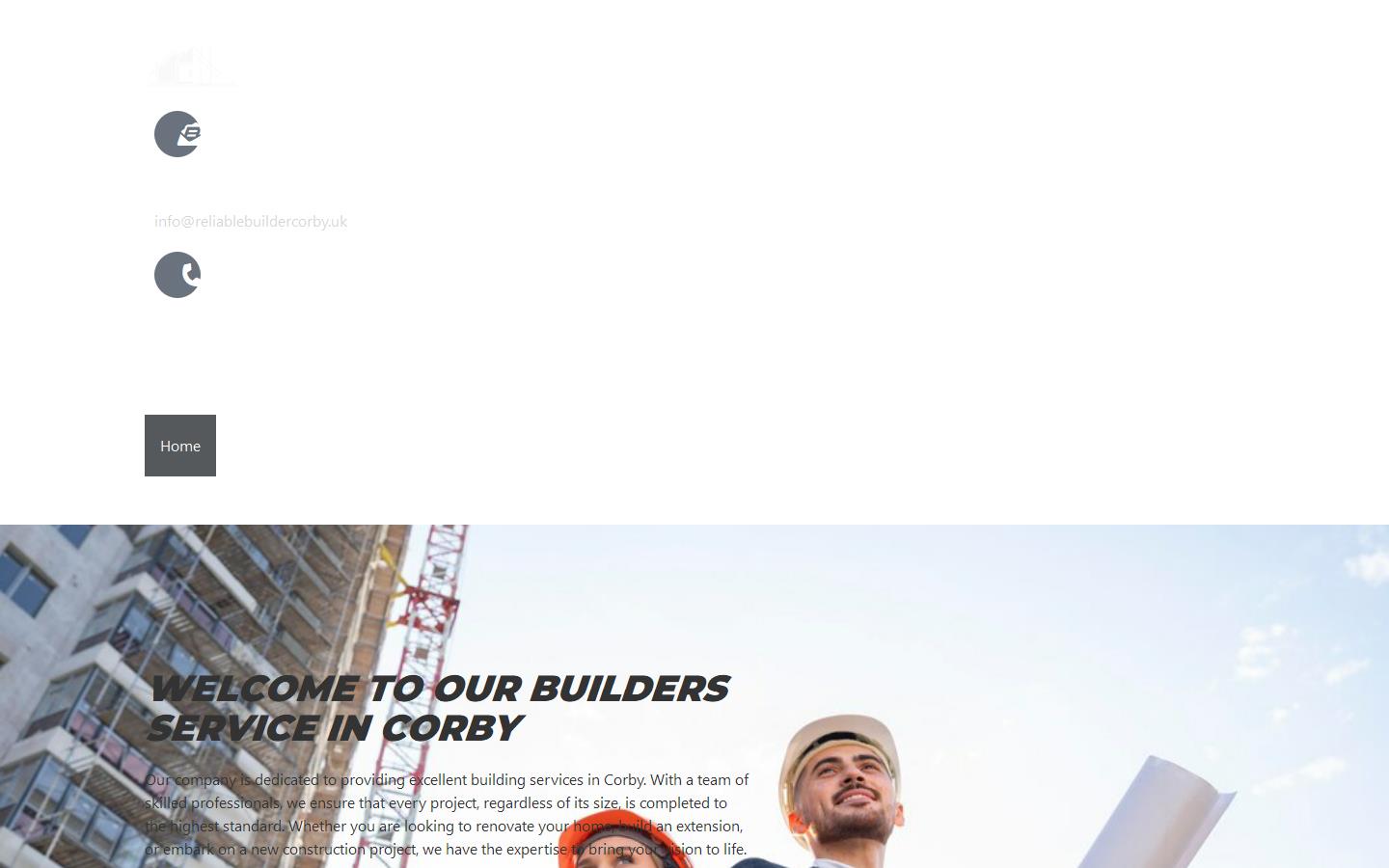 Builders Corby Website