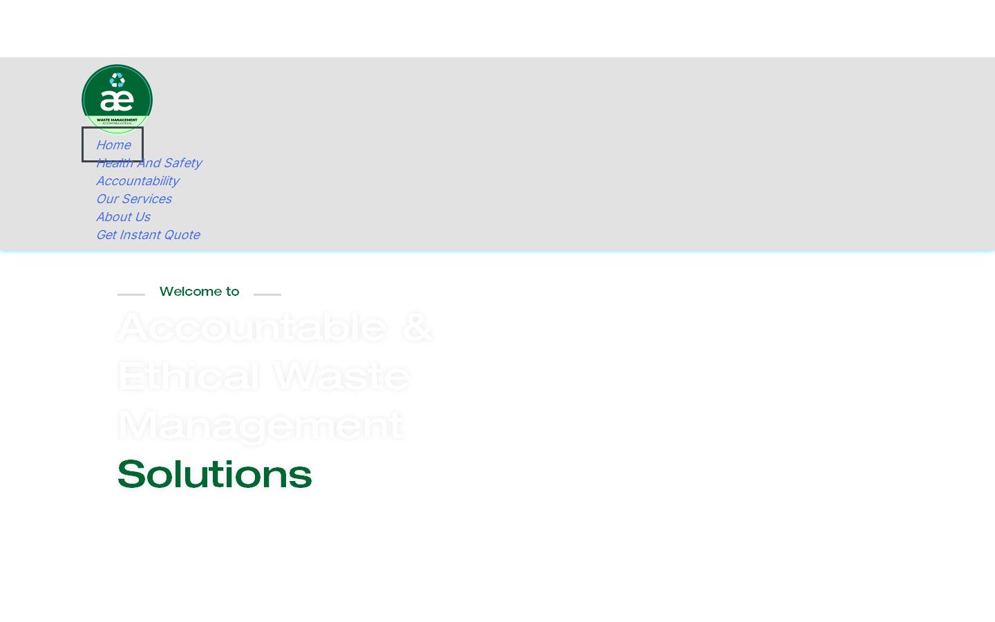 AE Waste Management Ltd Website