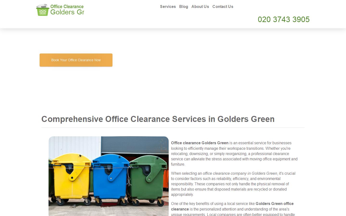 Office Clearance Golders Green Website