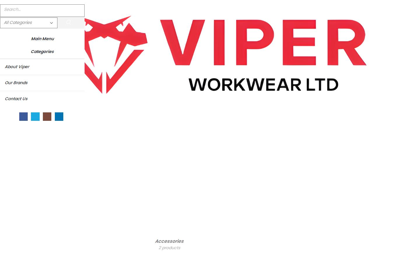 Viper Workwear Ltd Website
