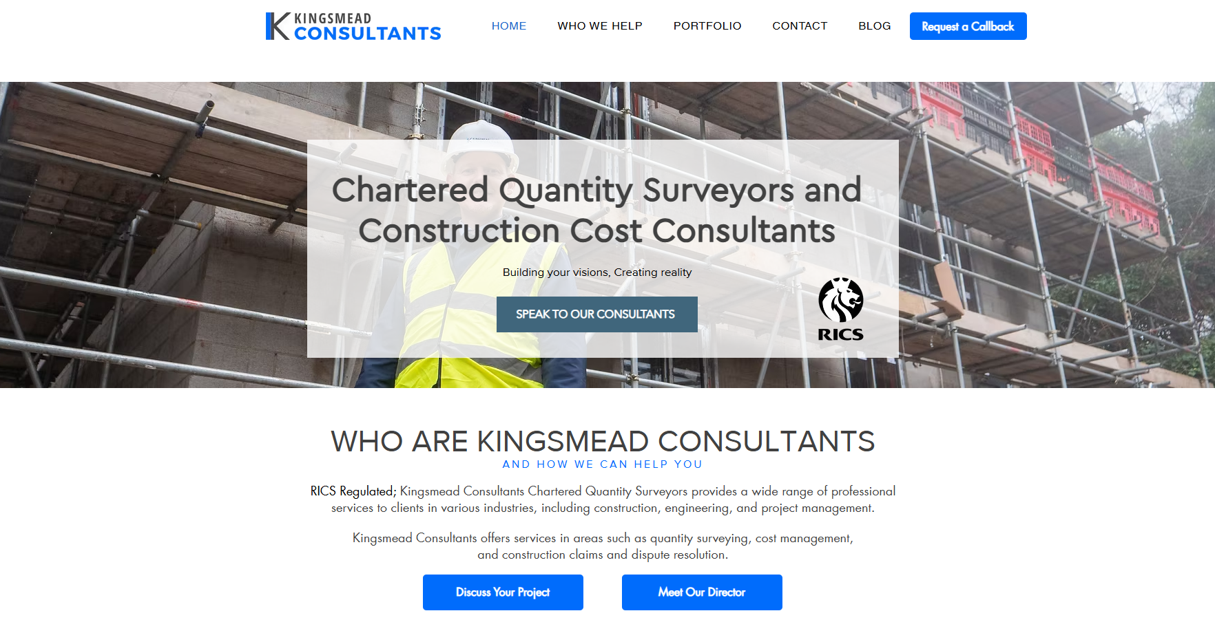 Kingsmead Consultants Website