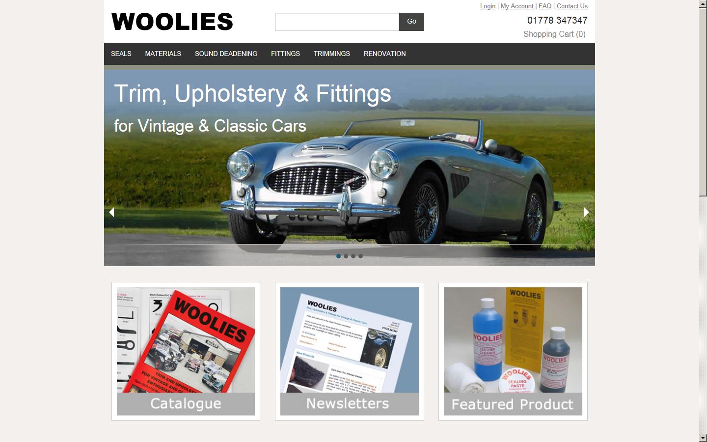 Woolies (I & C Woolstenholmes Ltd) Website