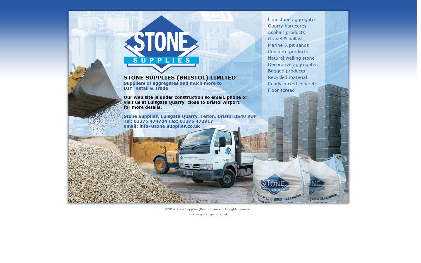 Stone Supplies Ltd Website