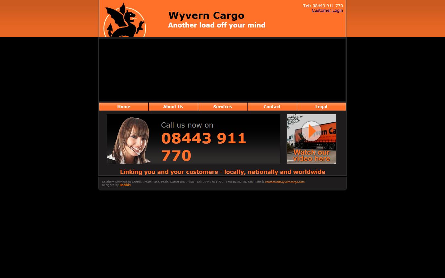 Wyvern Cargo Ltd Website