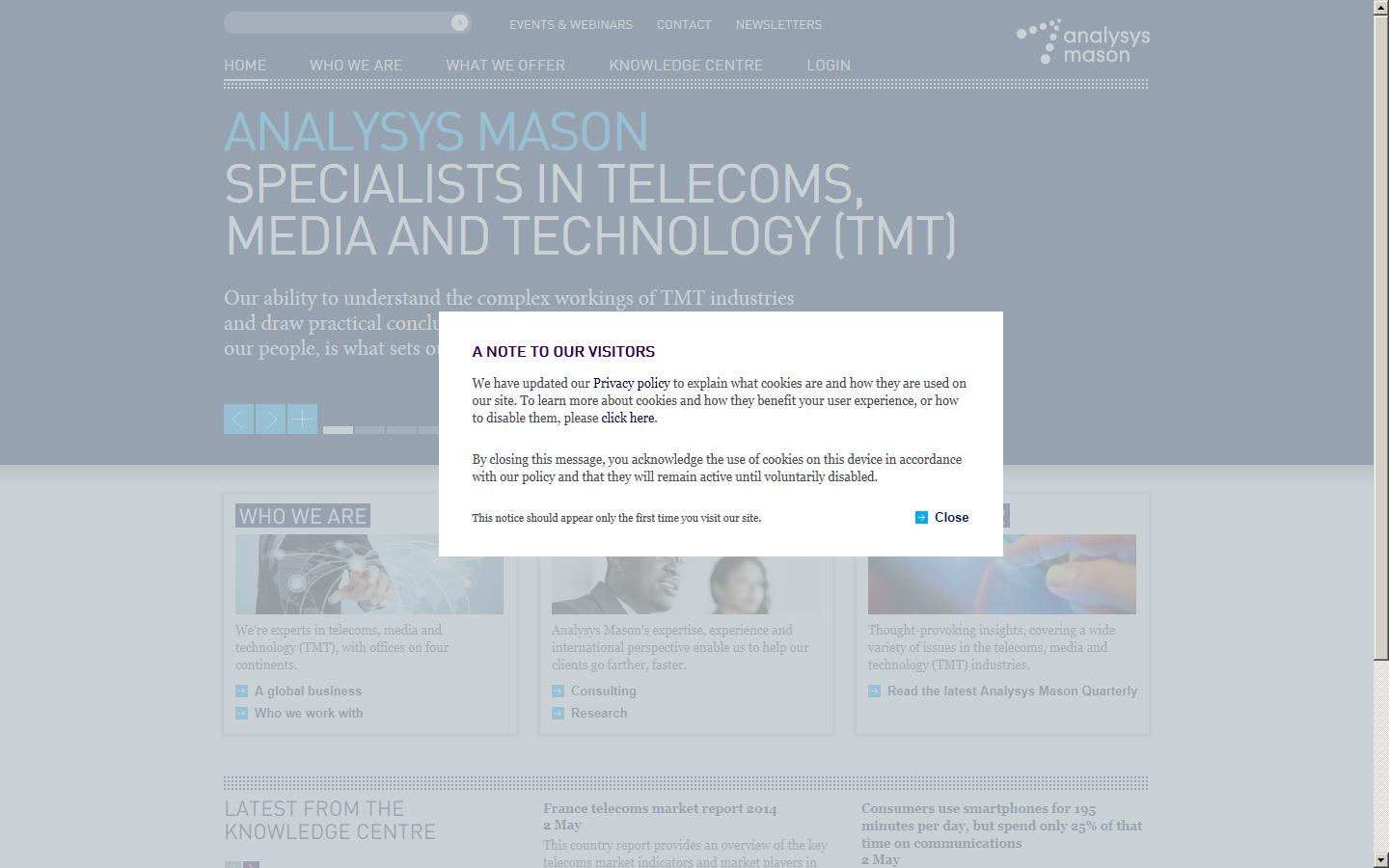 Analysys Mason Website