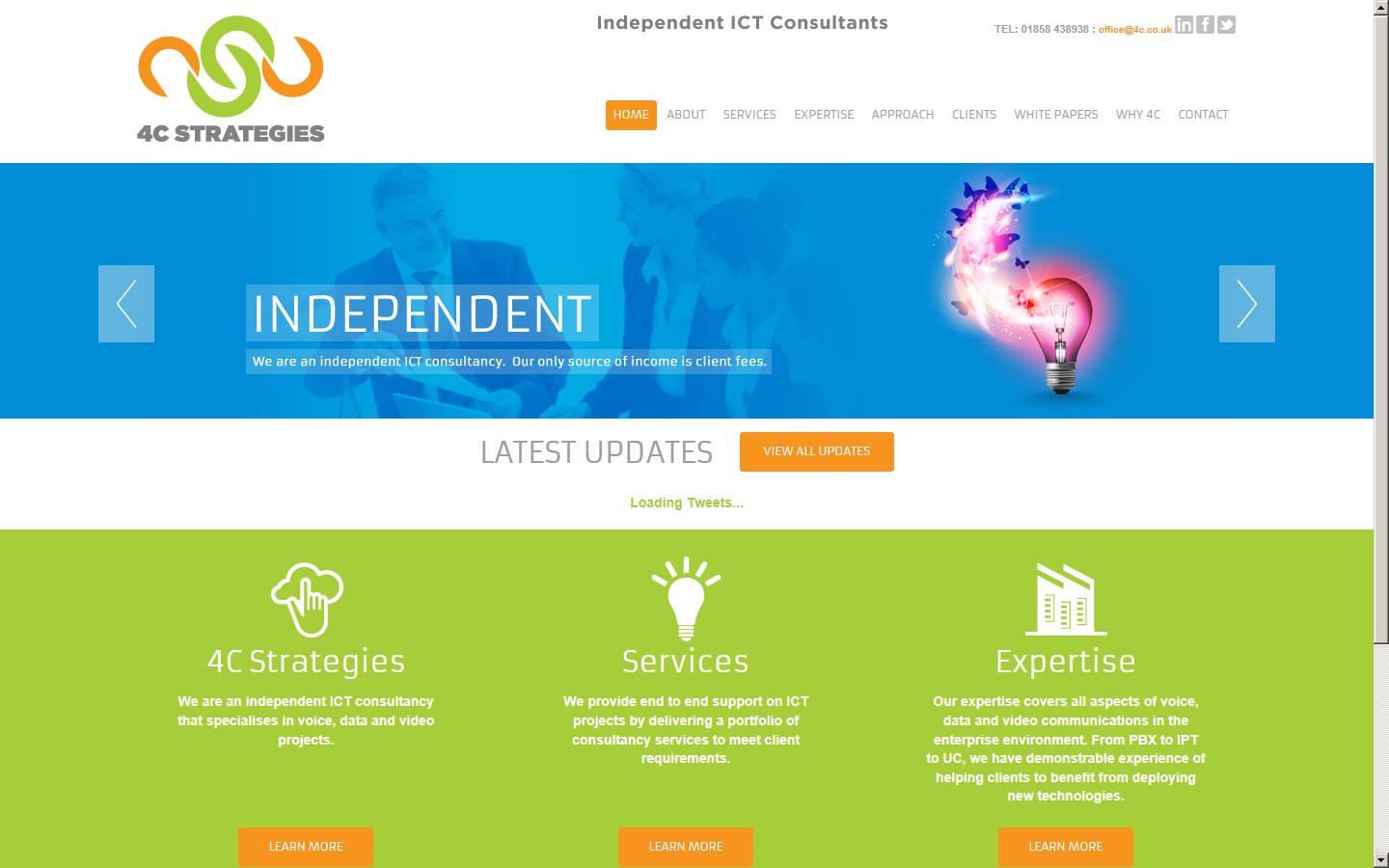 4C Strategies Website