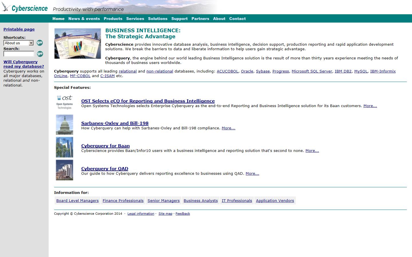 Cyberscience Corporation Ltd Website