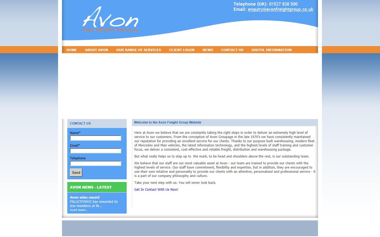 Avon Freight Group Website