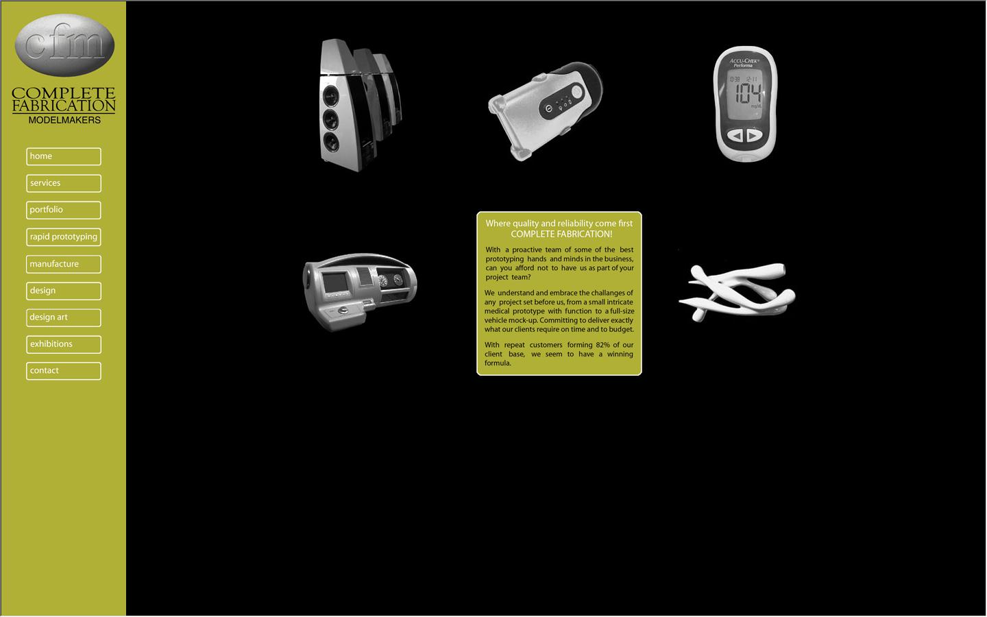 Complete Fabrication Modelmakers Ltd Website