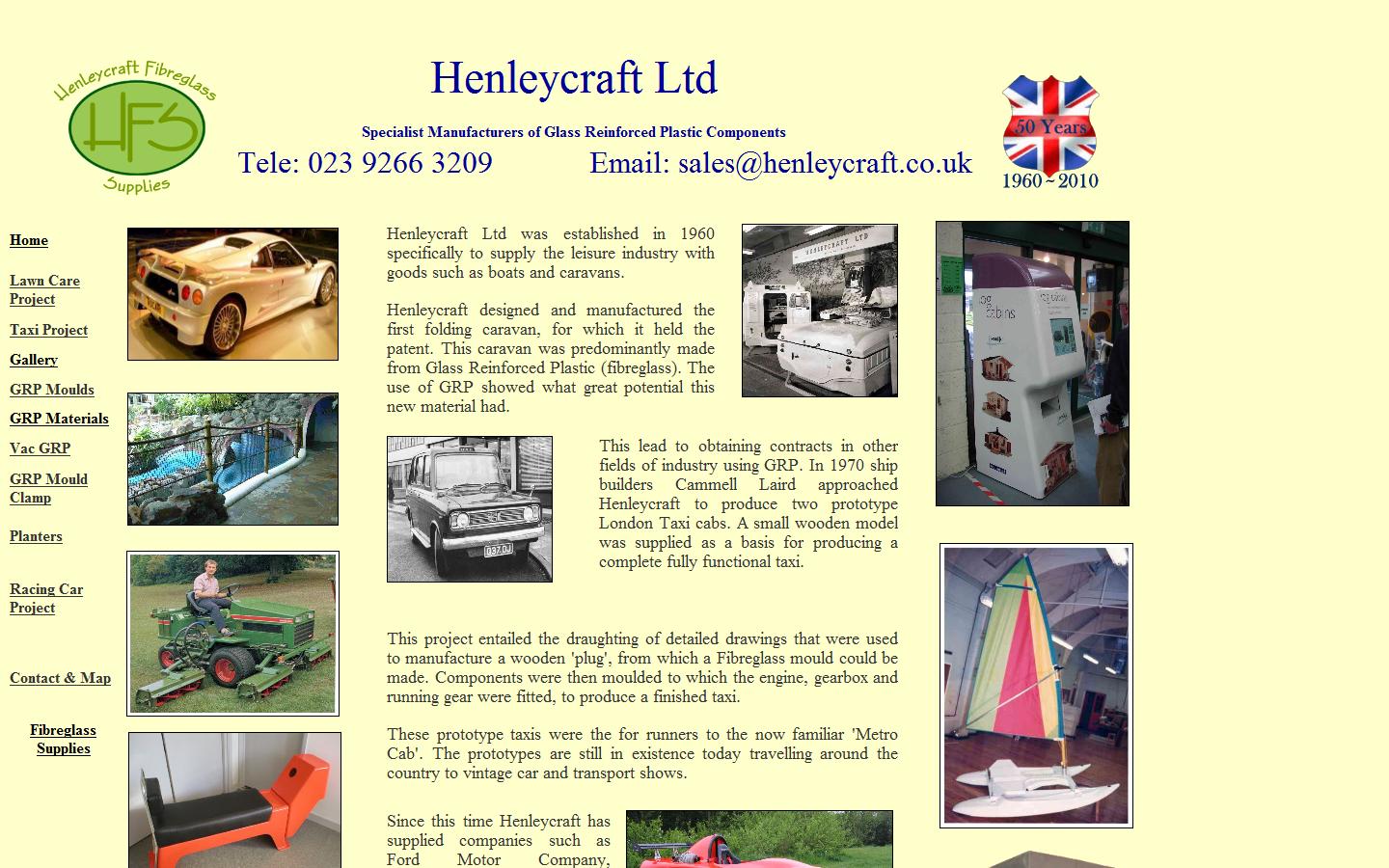 Henleycraft Ltd Website