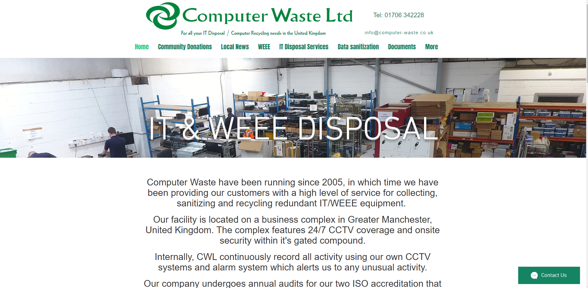 Computer Waste Website
