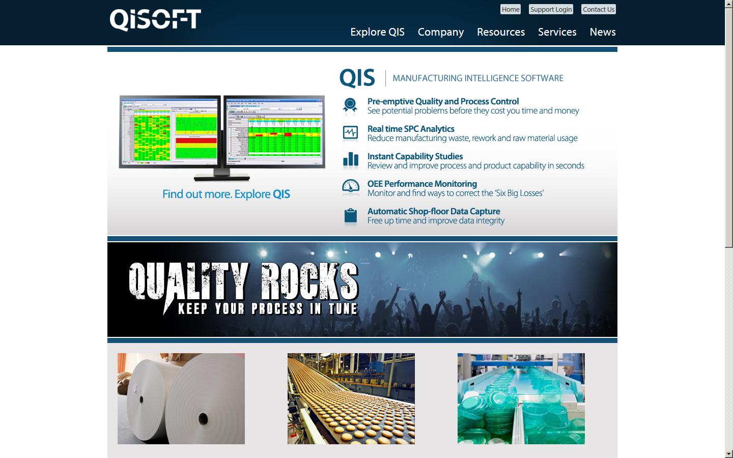QI Soft Ltd Website