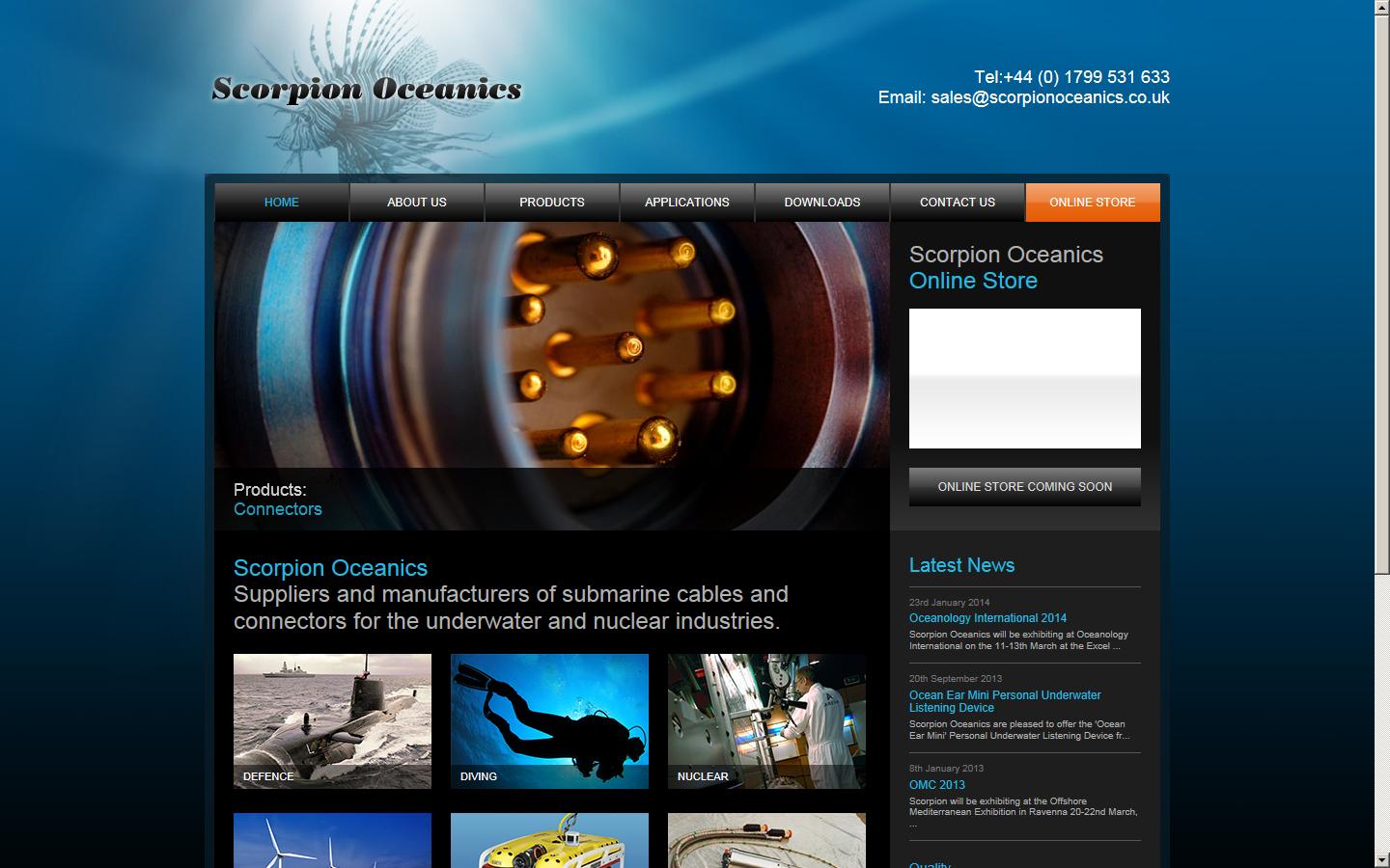 Scorpion Oceanics Ltd Website