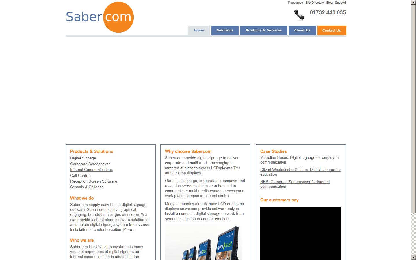 Sabercom Website