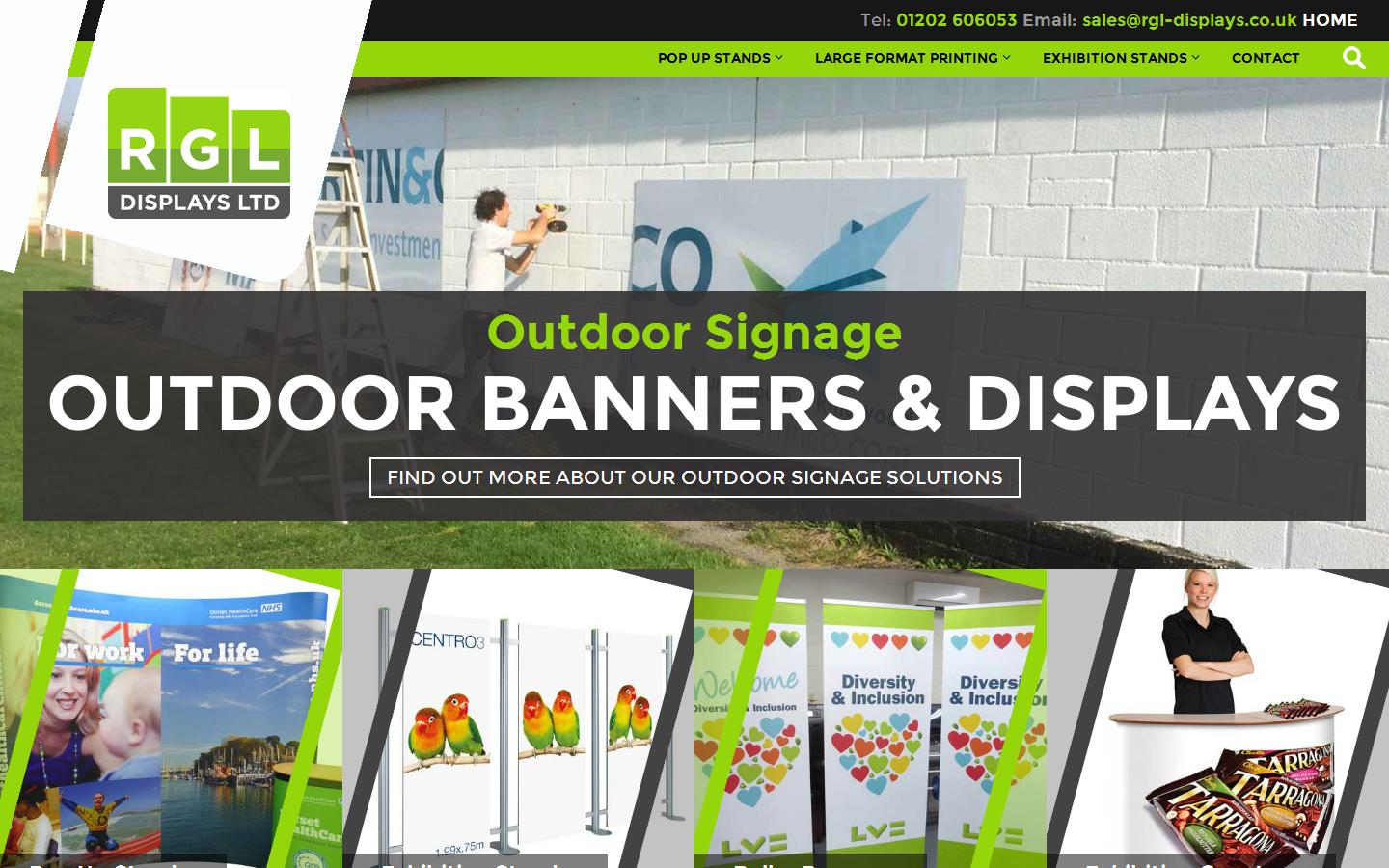 RGL Displays Ltd Website