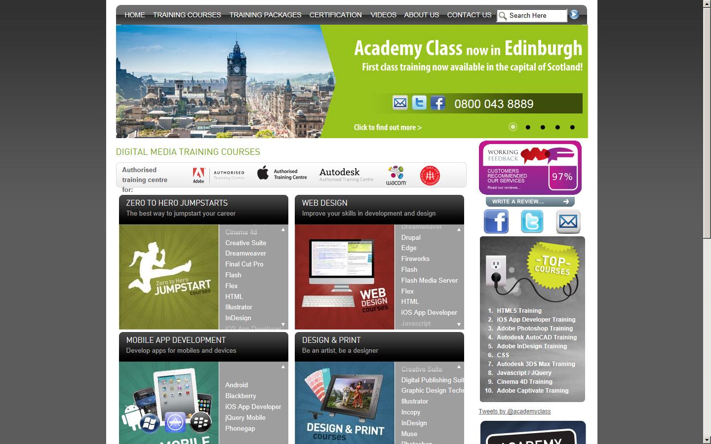 Academy Class Website