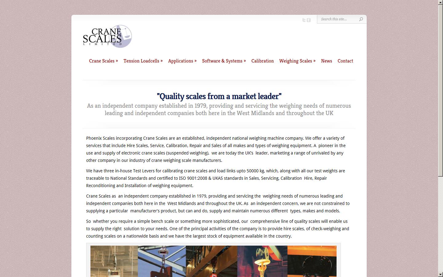 Crane Scales Ltd Website