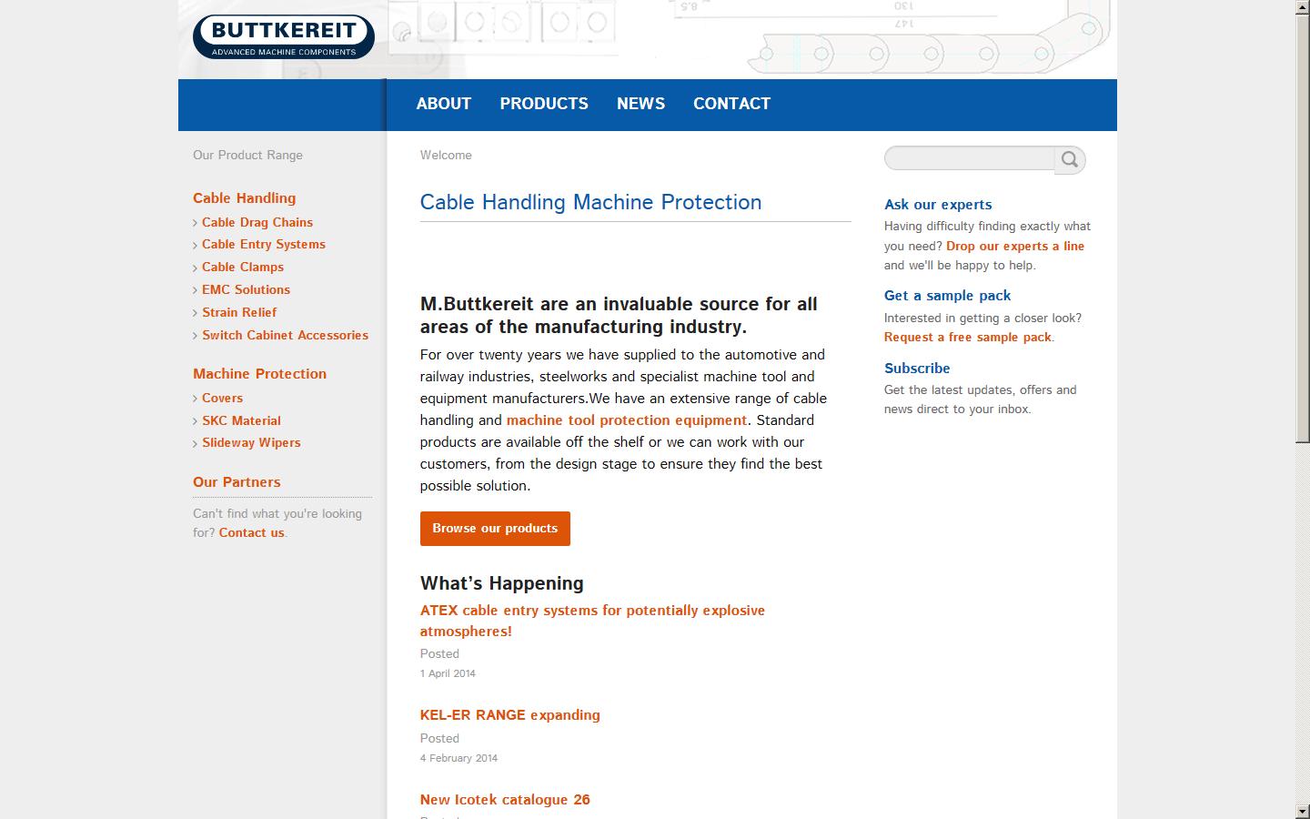 M Buttkereit Ltd Website