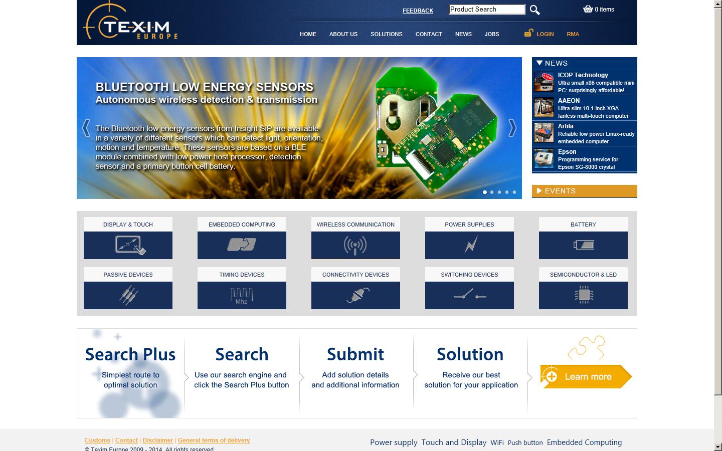Texim Europe UK Website