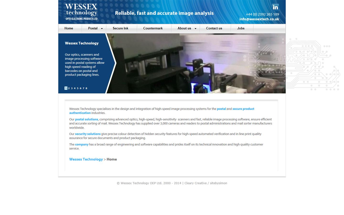 Wessex Technology Opto-Electronics Products Ltd Website