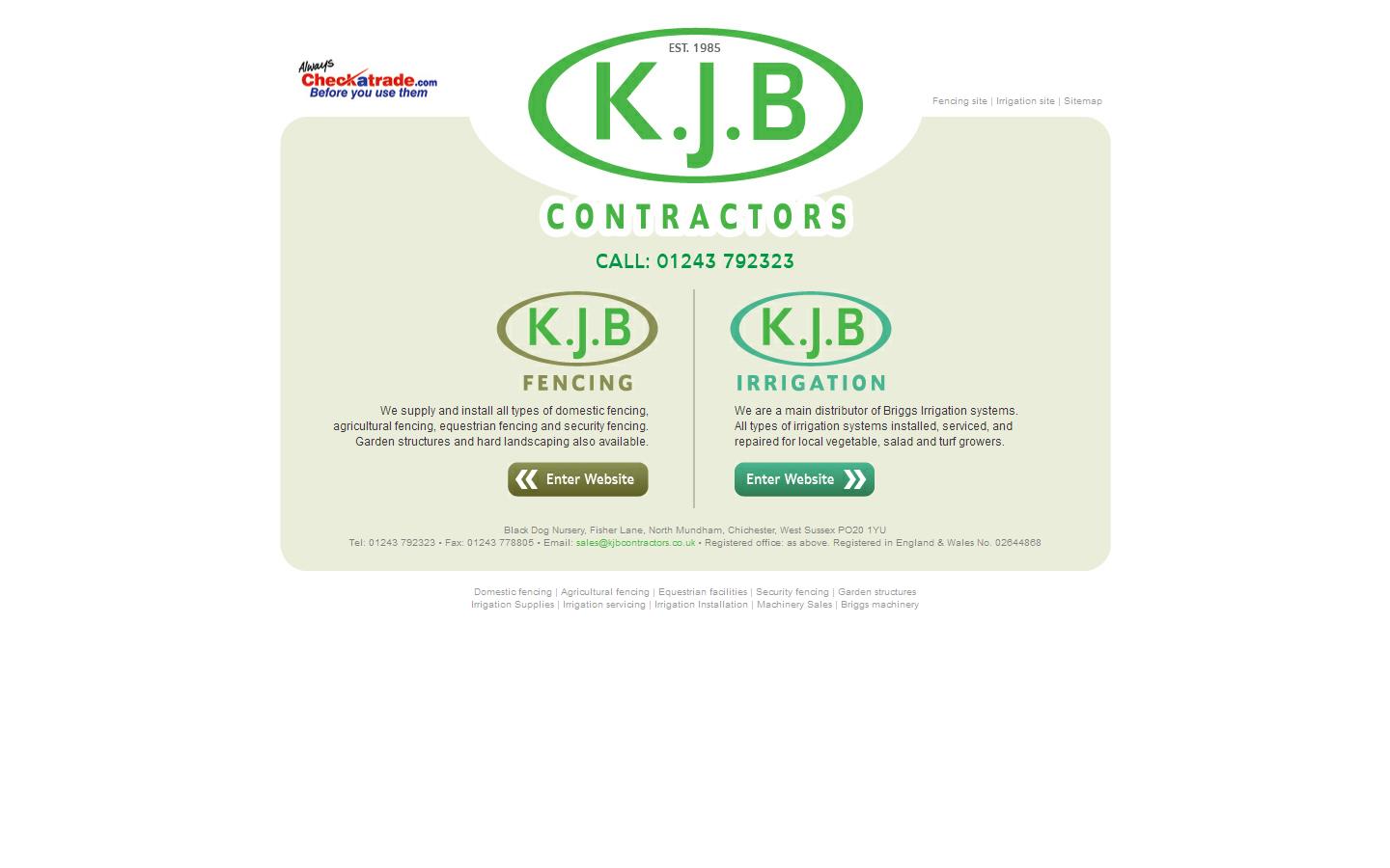 K.J.B Fencing Website