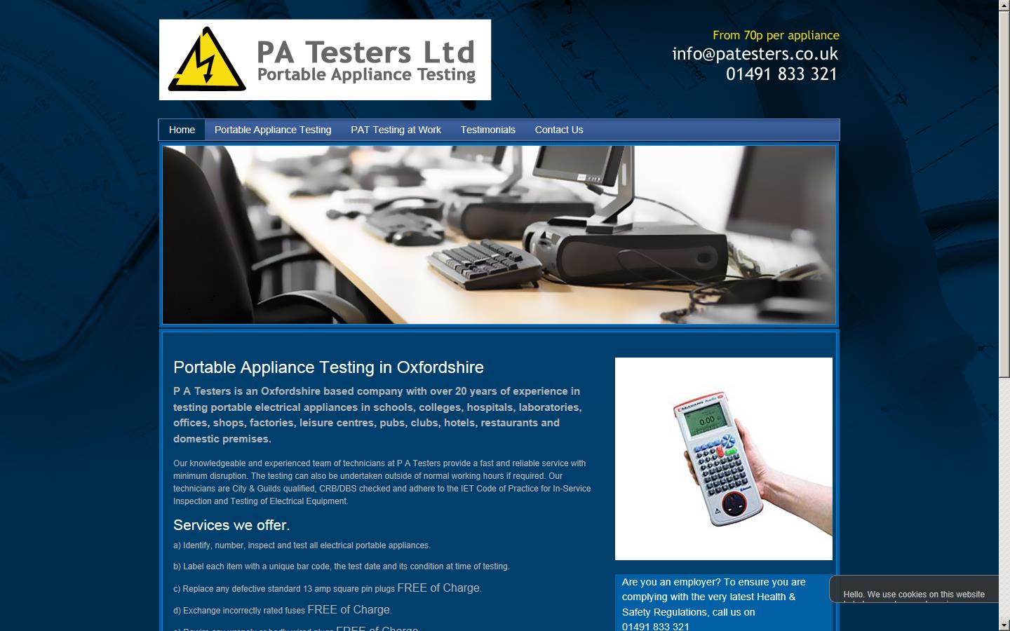 PA Testers Website
