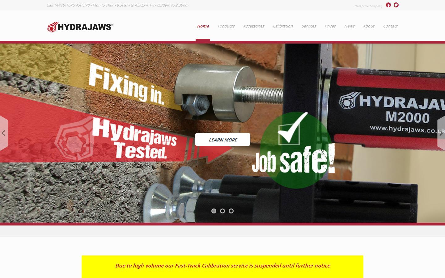 Hydrajaws Ltd Website