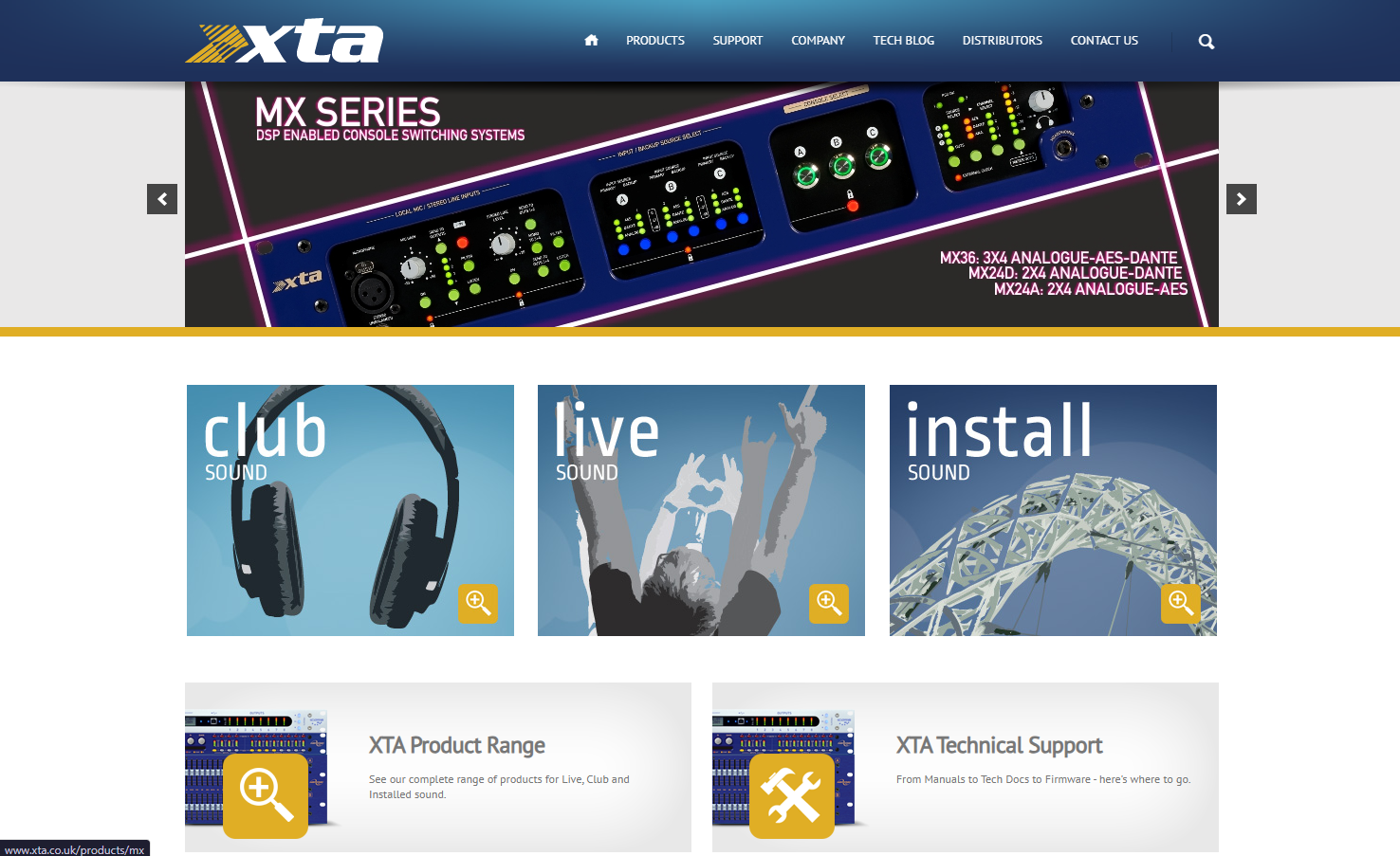 XTA Website