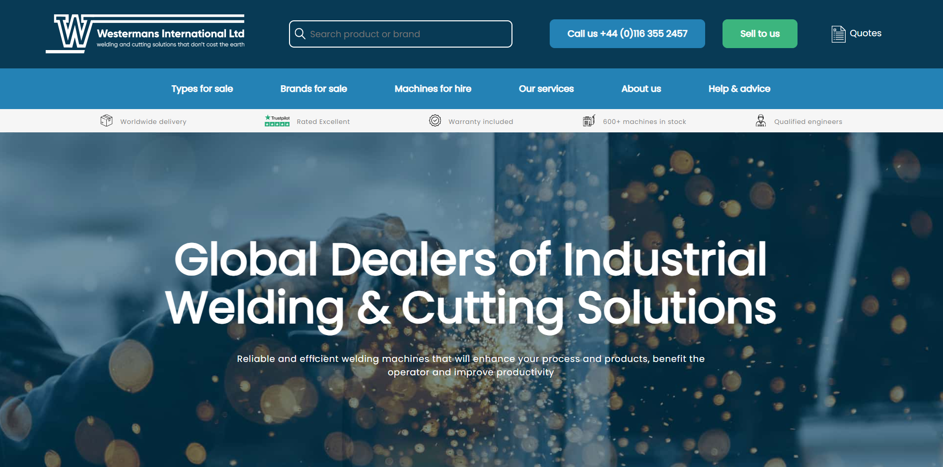 Westermans International Welding Equipment Website