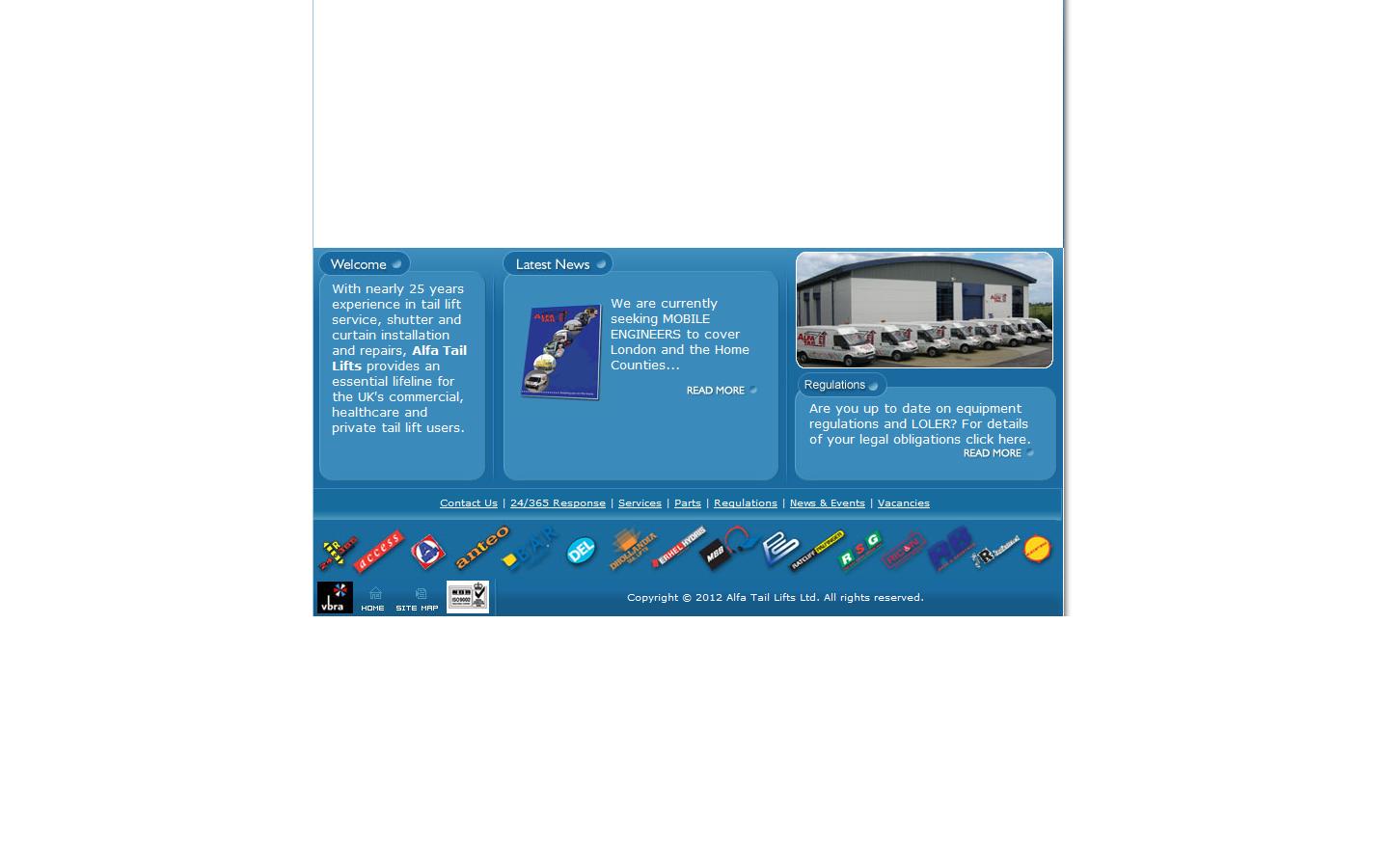 Alfa Tail Lifts Website