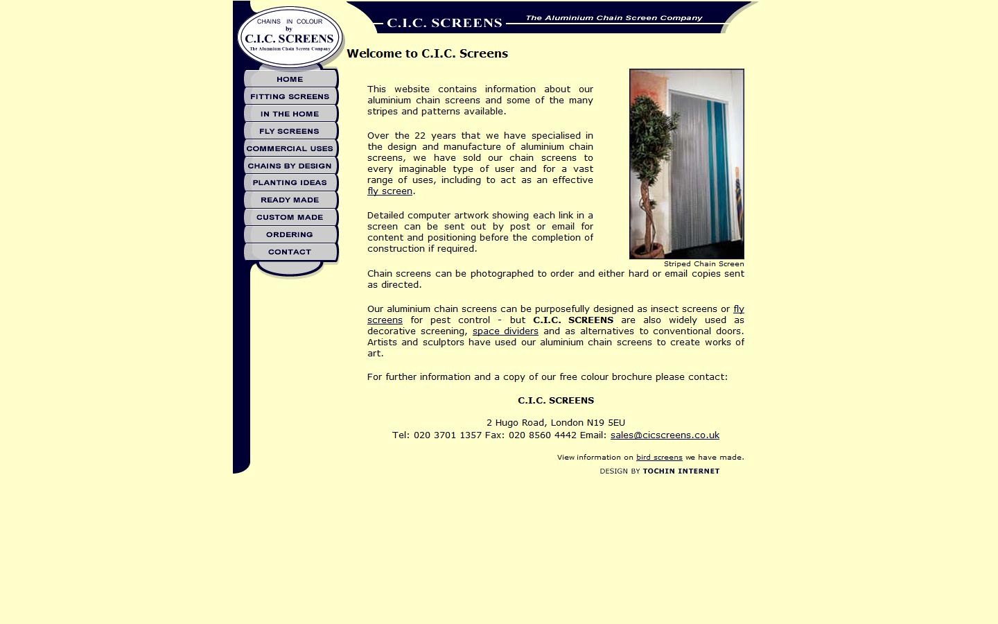 C I C Screens Website