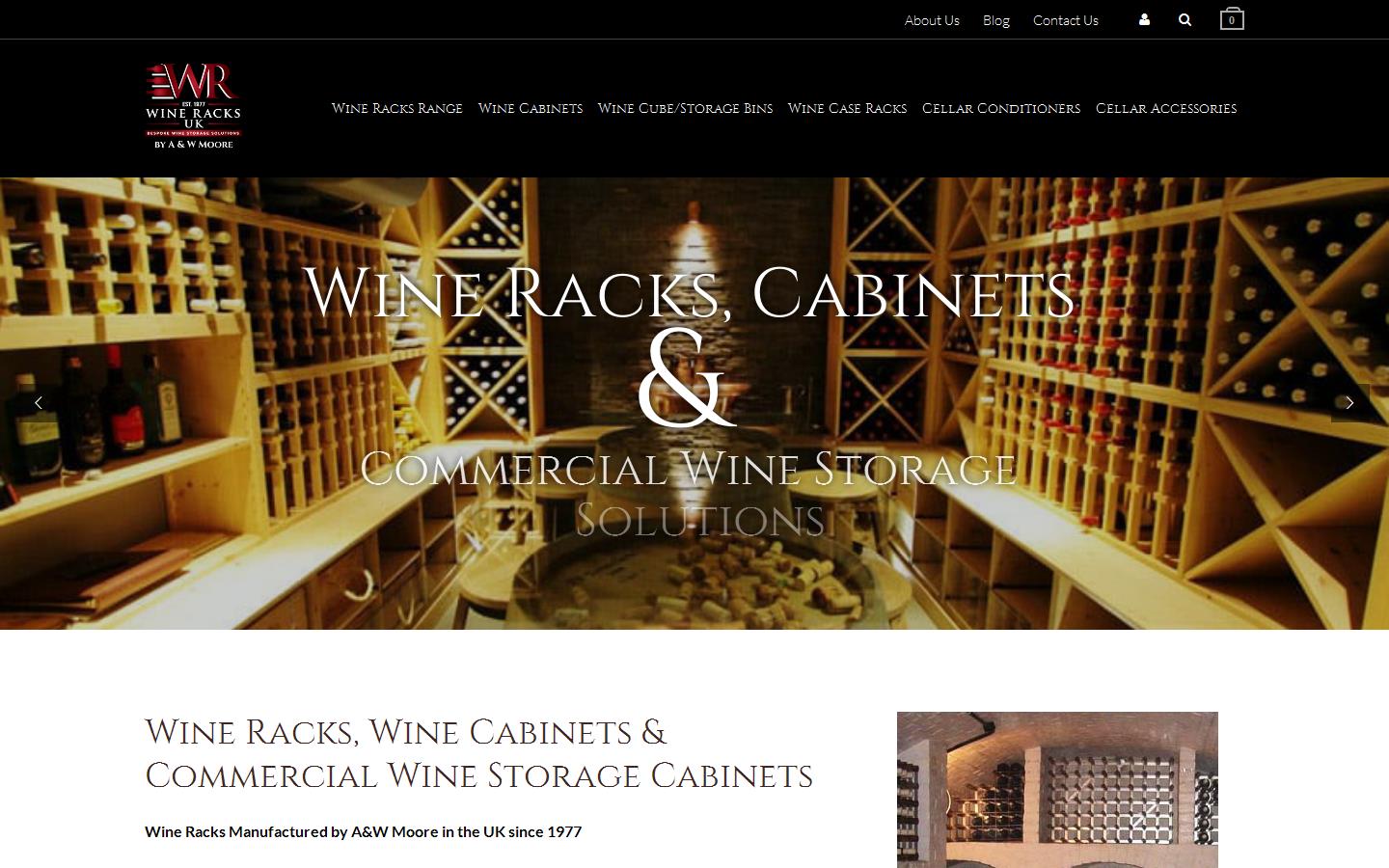 AWM Wine Racks LTD Website