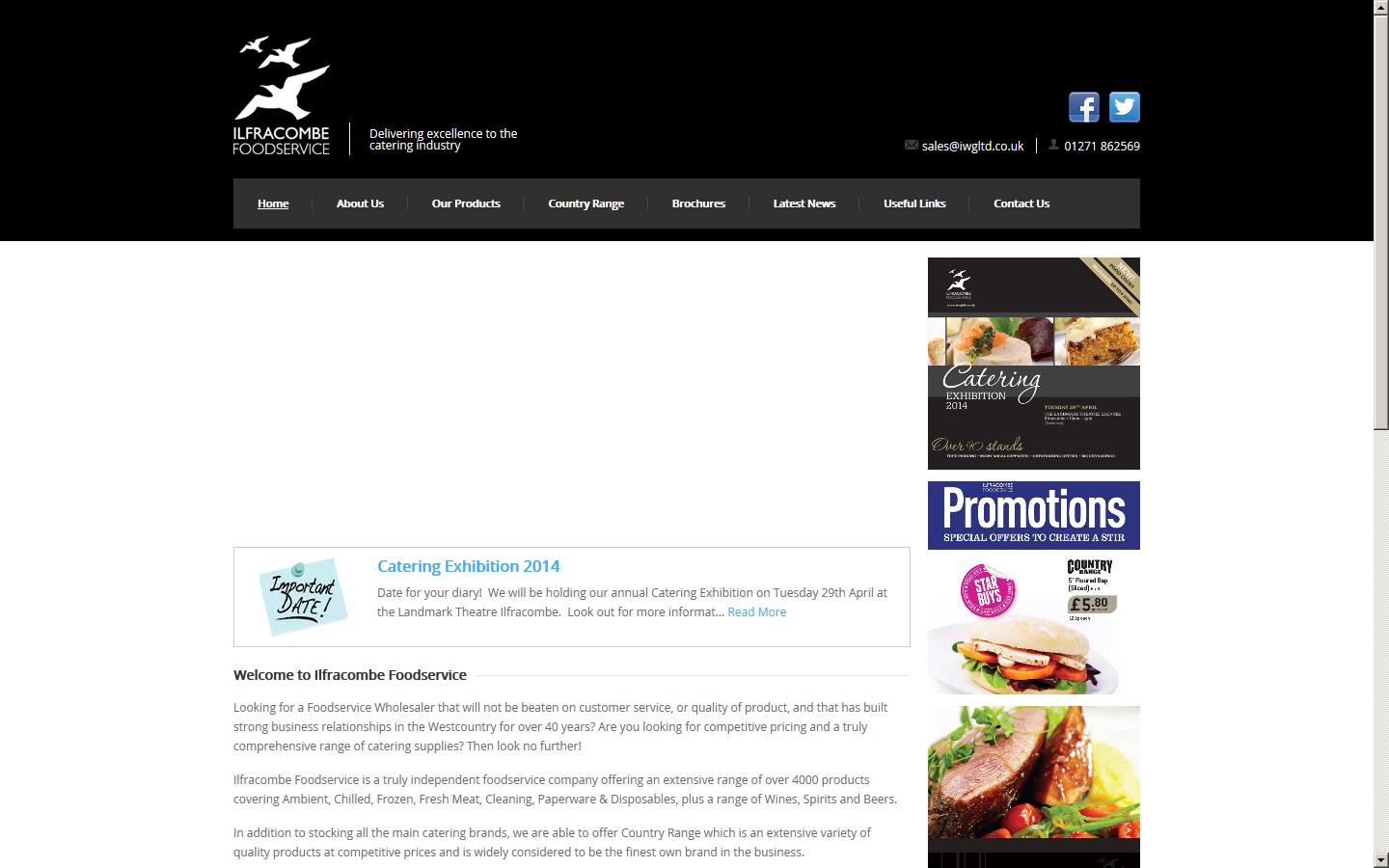 Ilfracombe Wholesale Grocers Ltd Website