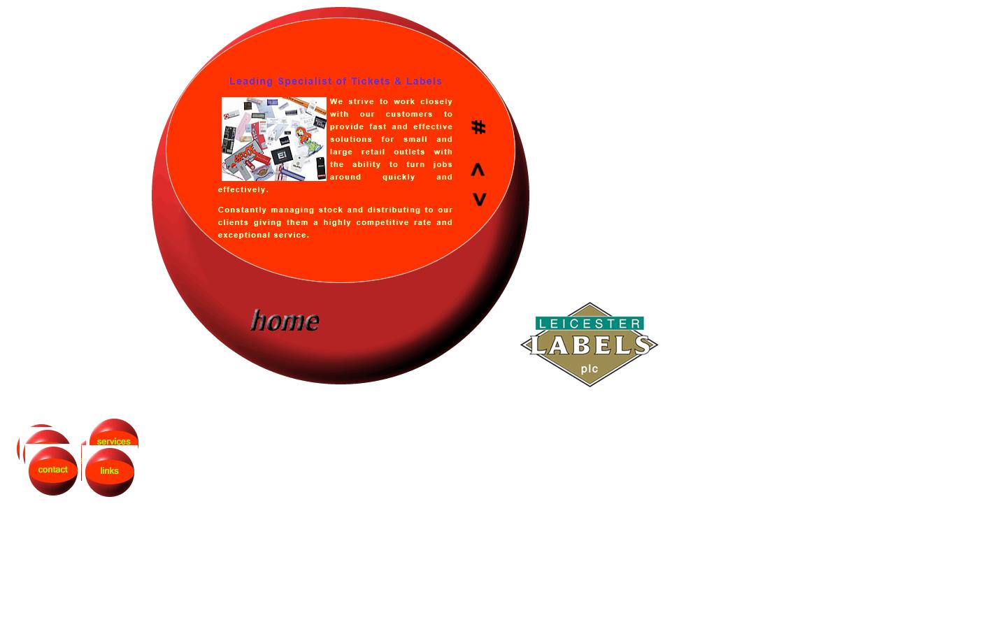 Leicester Labels PLC Website