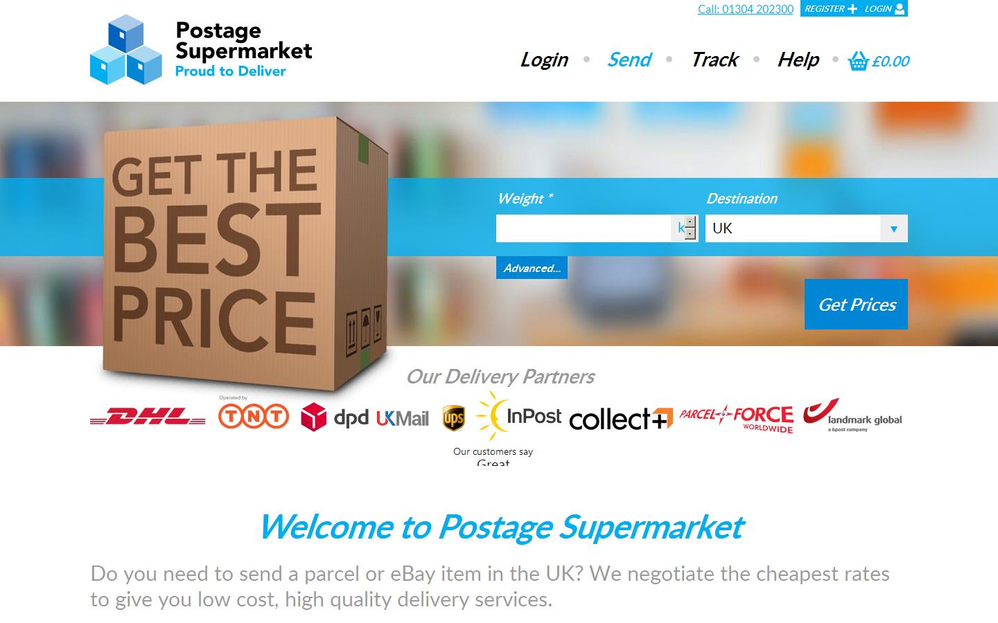 Postage Supermarket Website