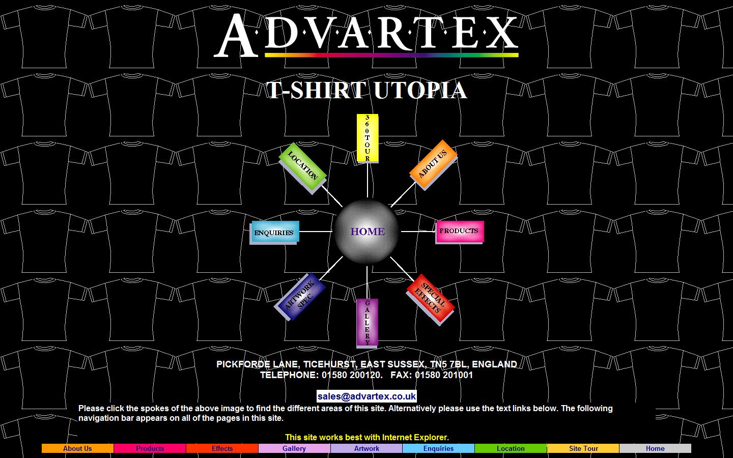Advartex Ltd Website