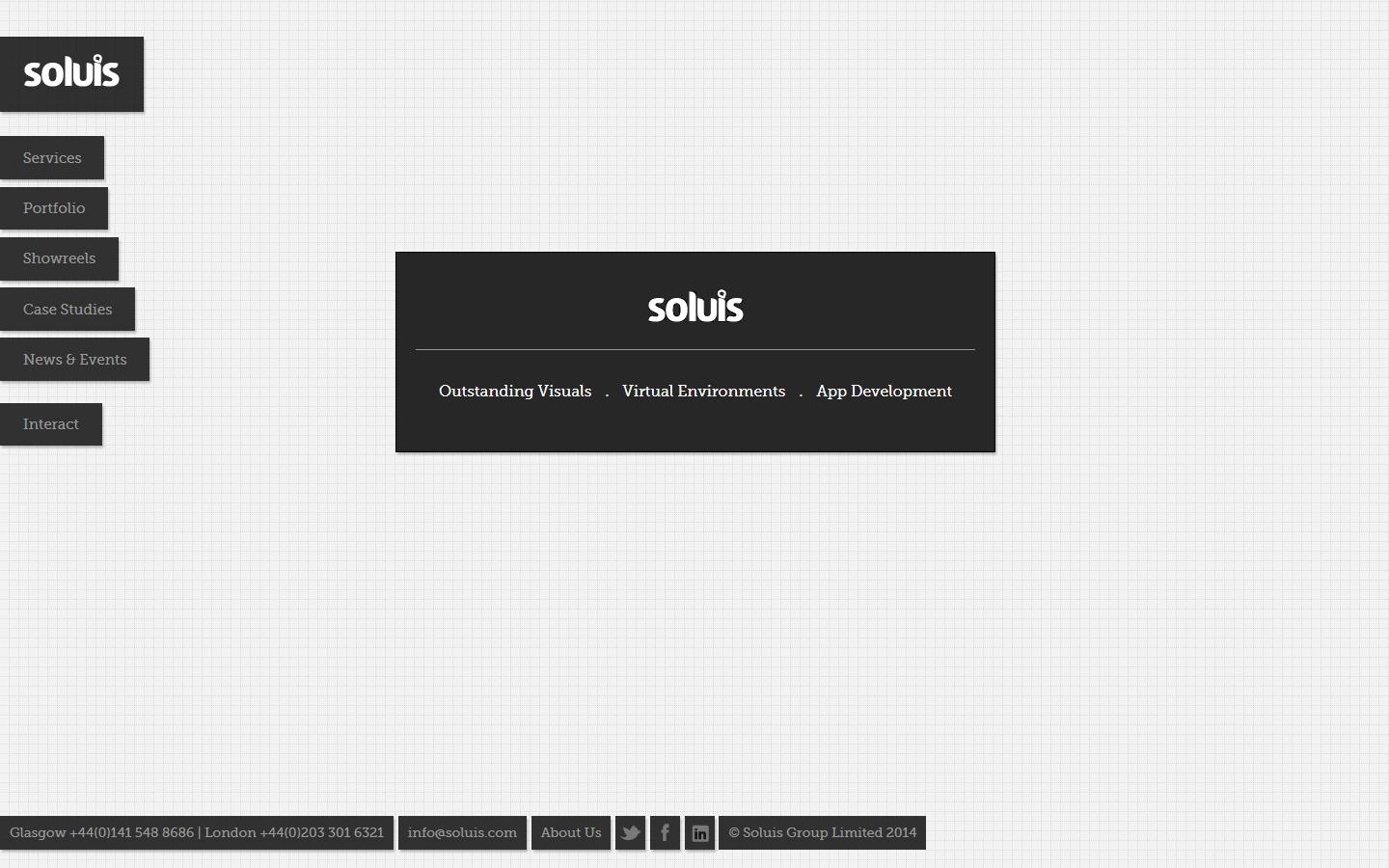 Soluis Studios Website