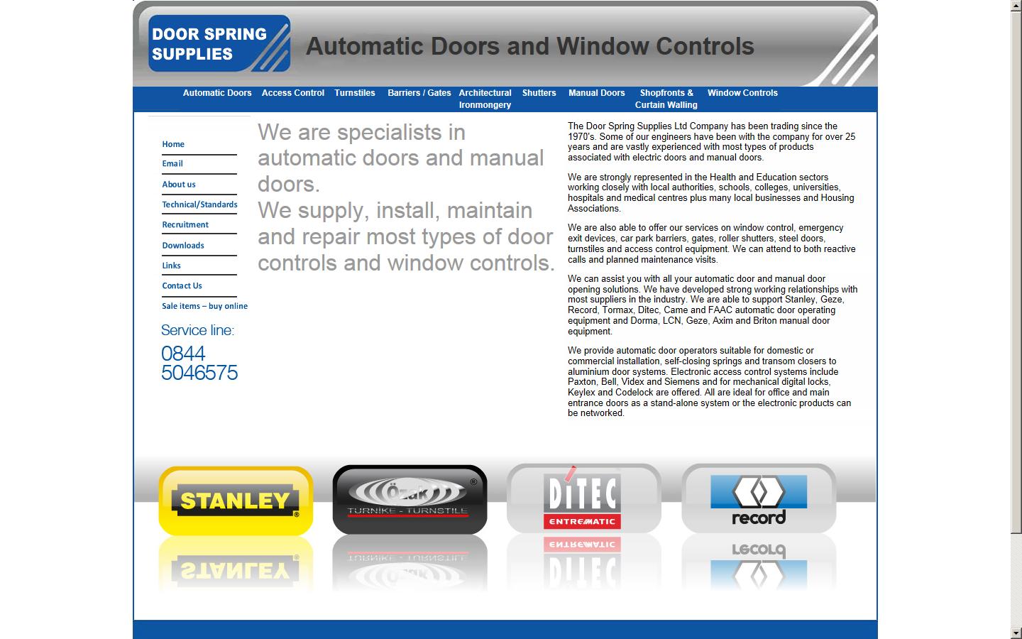 Door Spring Supplies Co Website