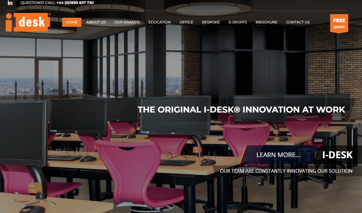 i-desk Solutions Website