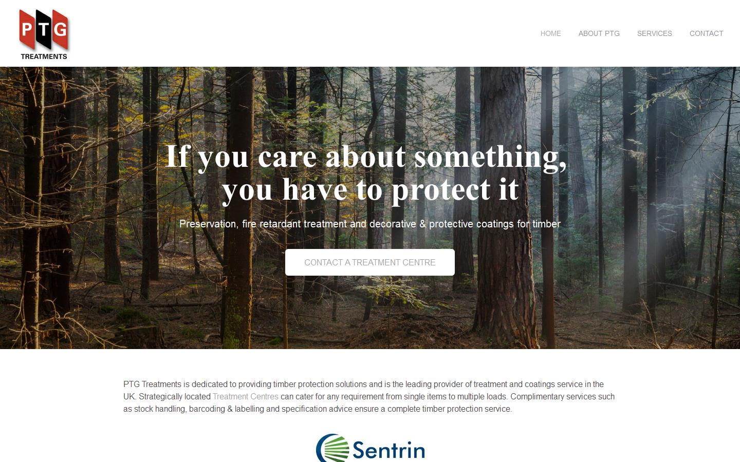 PTG Treatments Ltd Website