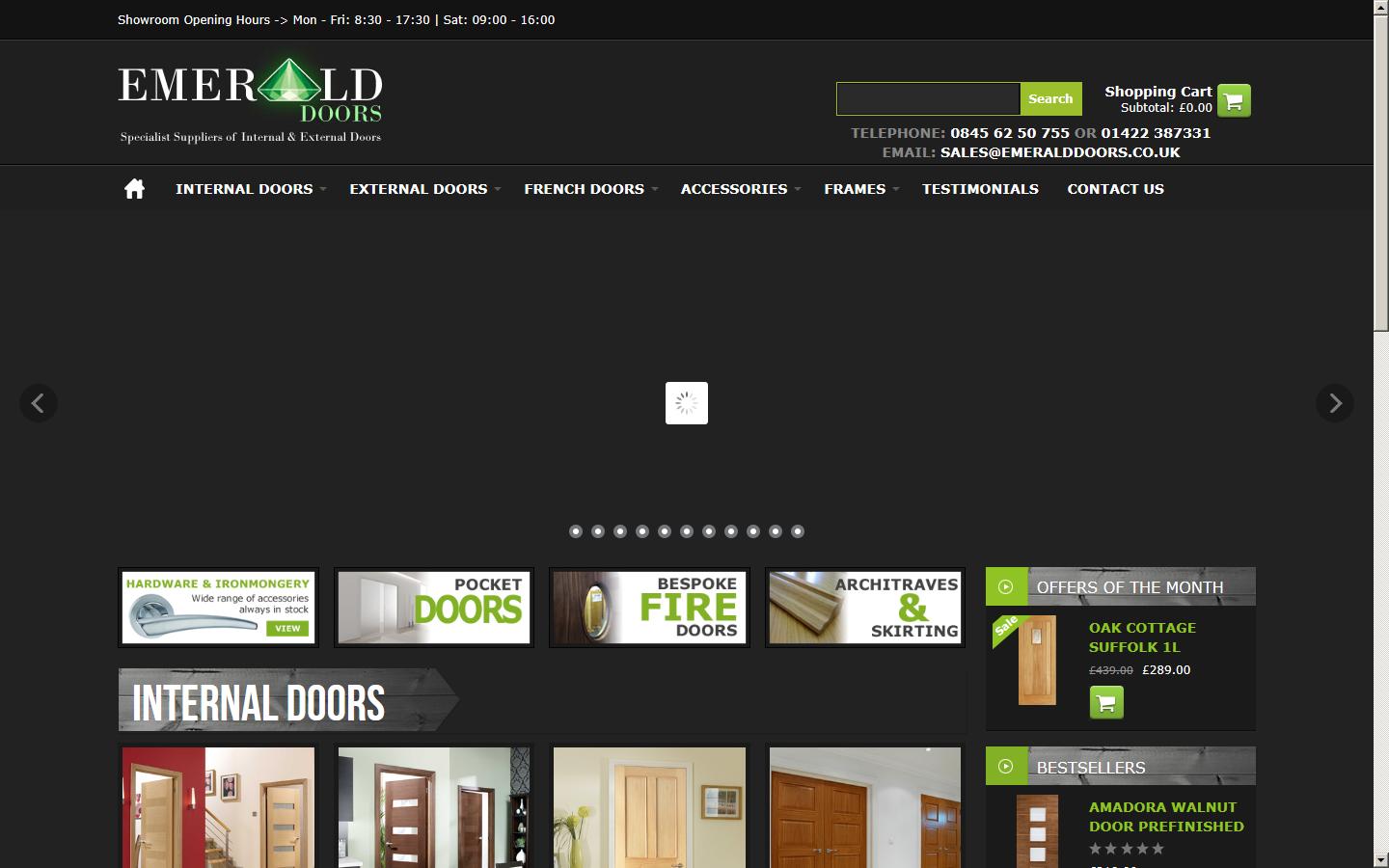 Emerald Doors Specialist Suppliers Of Internal & External Doors Website