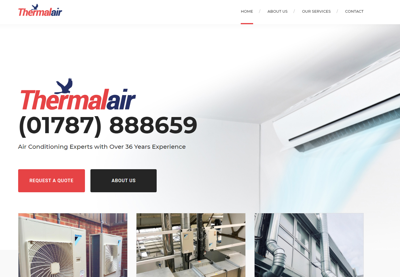 Thermalair Ltd Website