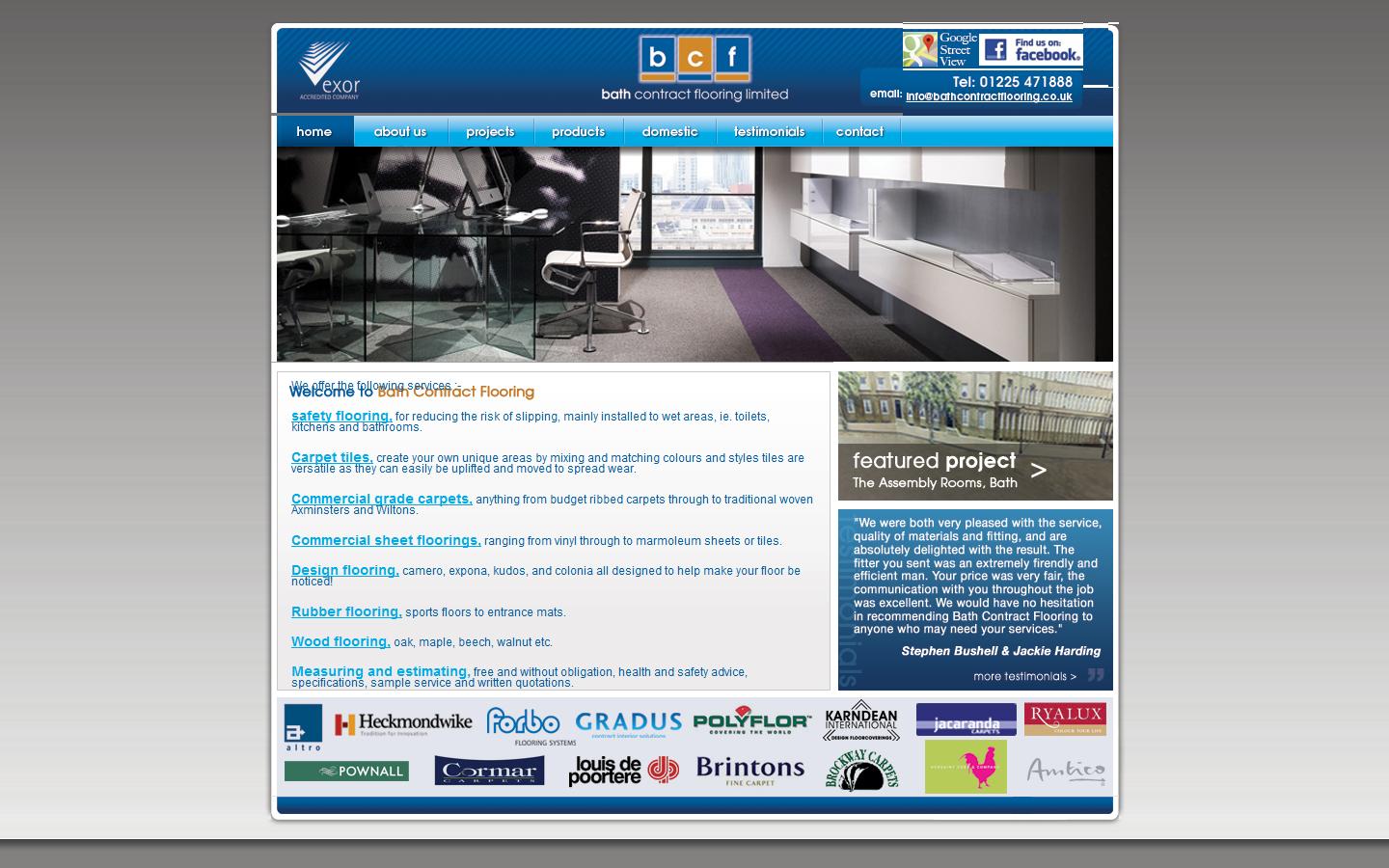 Bath Contract Flooring Website