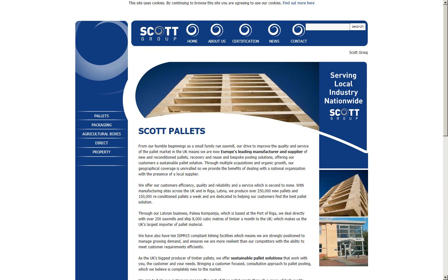 Scott Timber Ltd Website