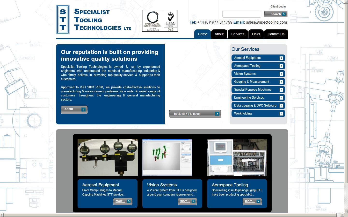 Specialist Tooling Technologies Ltd Website