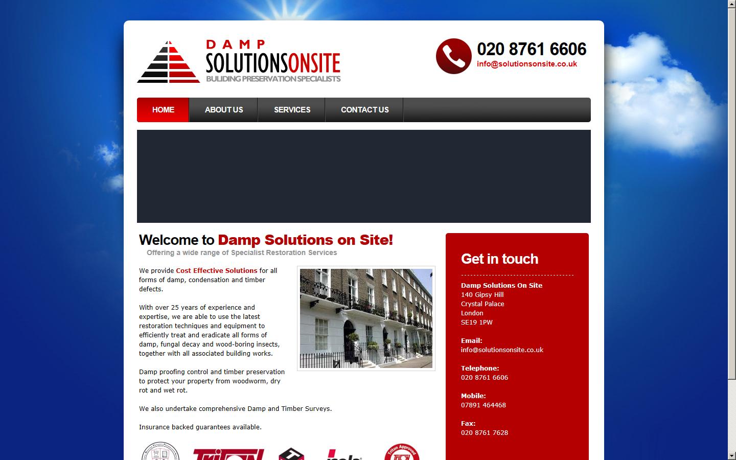 Solutions On Site Website