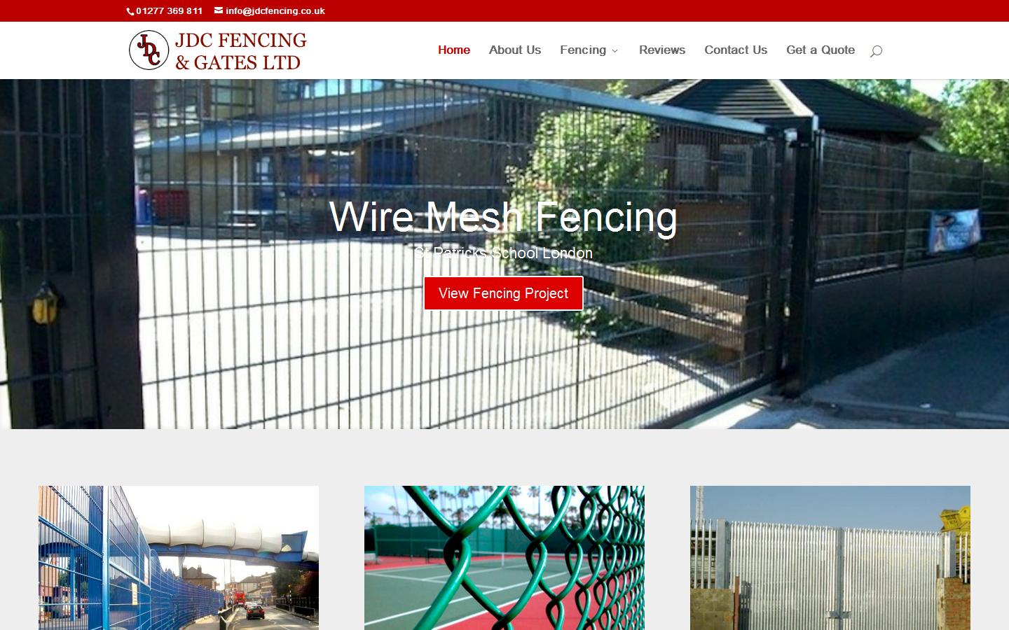 JDC Fencing & Gates Ltd Website