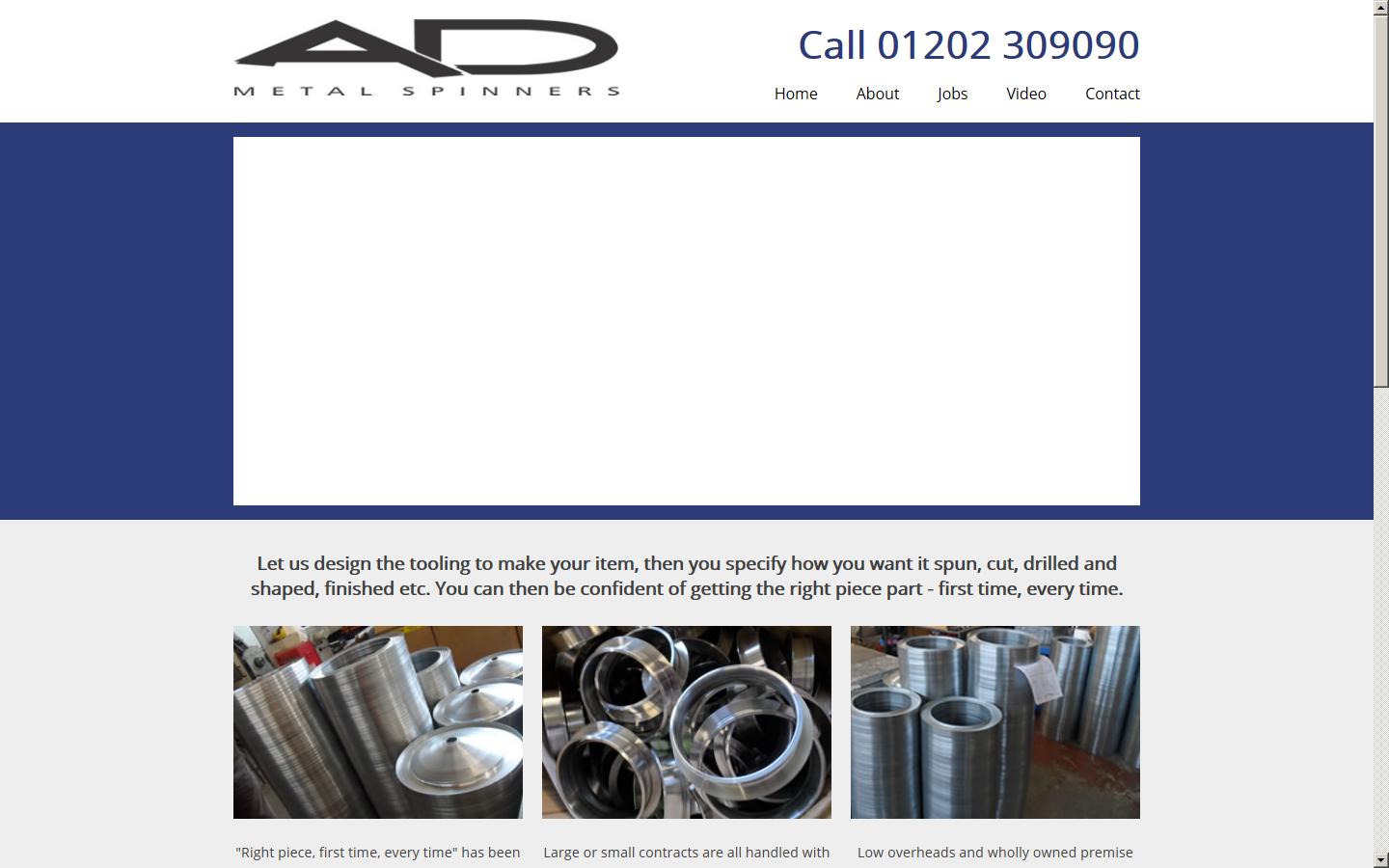 AD Metal Spinners Ltd Website