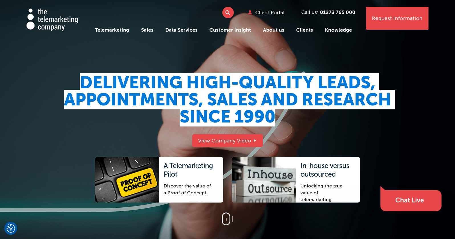 The Telemarketing Company Website